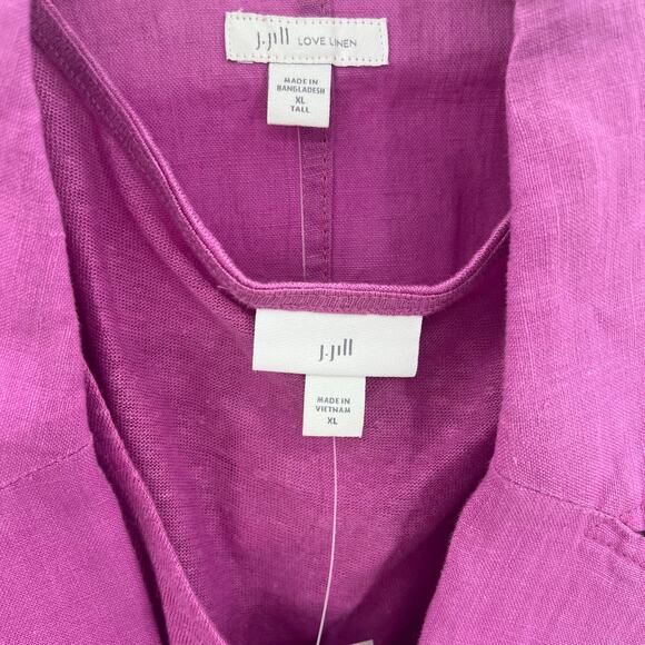 J.Jill Tall Summer Linen women’s blazer and tank top set - Picture 5 of 11